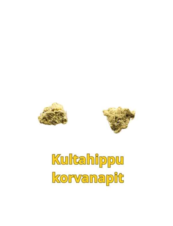 Kultahippu korvakoru napit 5mm  Lemmenjoki