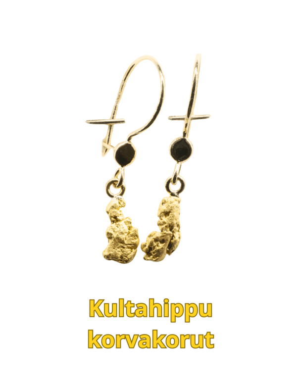 Korvakoruriipus 2kpl kultahiput 7mm Arctic Gold Lemmenjoki