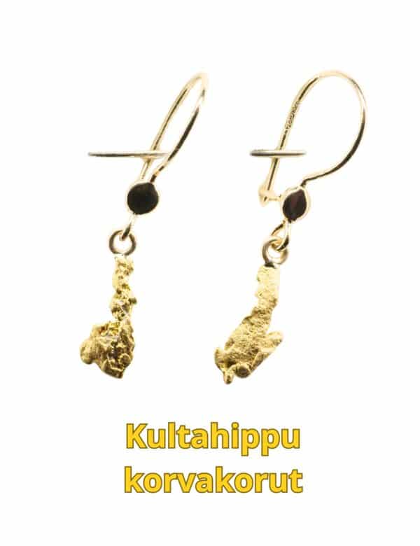 Korvakoruriipus 2kpl kultahiput 10mm Arctic Gold Lemmenjoki
